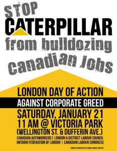 London Day of Action Jan 21 2012 Victoria Park